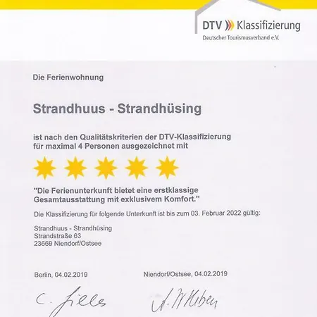 Strandhuus - Urlaub Aan De Ostsee